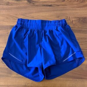 Lululemon Hotty Hot Shorts Running Shorts - Royal Blue